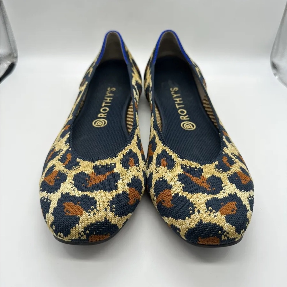 Rothy's The Square Big Cat Textile Flat Comfort Shoes Women’s US 10.5 EU 41.5